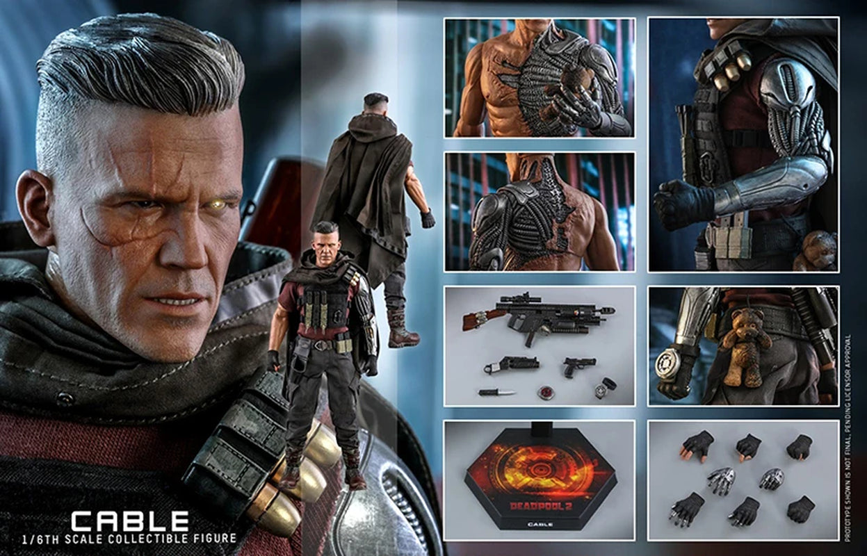 In Stock  MMS583 1/6 Scale Male Soldier Josh James Brolin Cable Nathan 12'' Full Set Collectible Action Figure Model