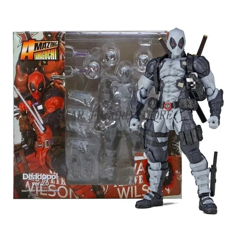 Amazing Yamaguchi Flash Spider-Man Action Figure PVC Movable Collectible Toys Revoltech Black Panther Flashpoint Figures Model