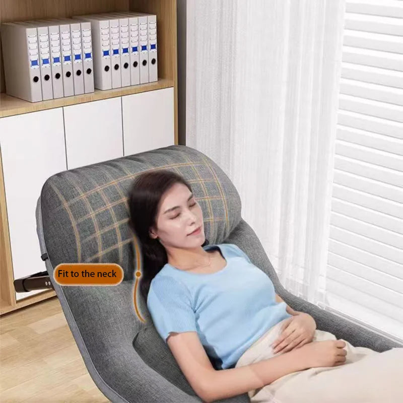 Folding Bed Single Gray Sofa Bed Office Nap Bed Simple and Portable Office Folding Bed Sturdy and Easy to Store Folding Bed