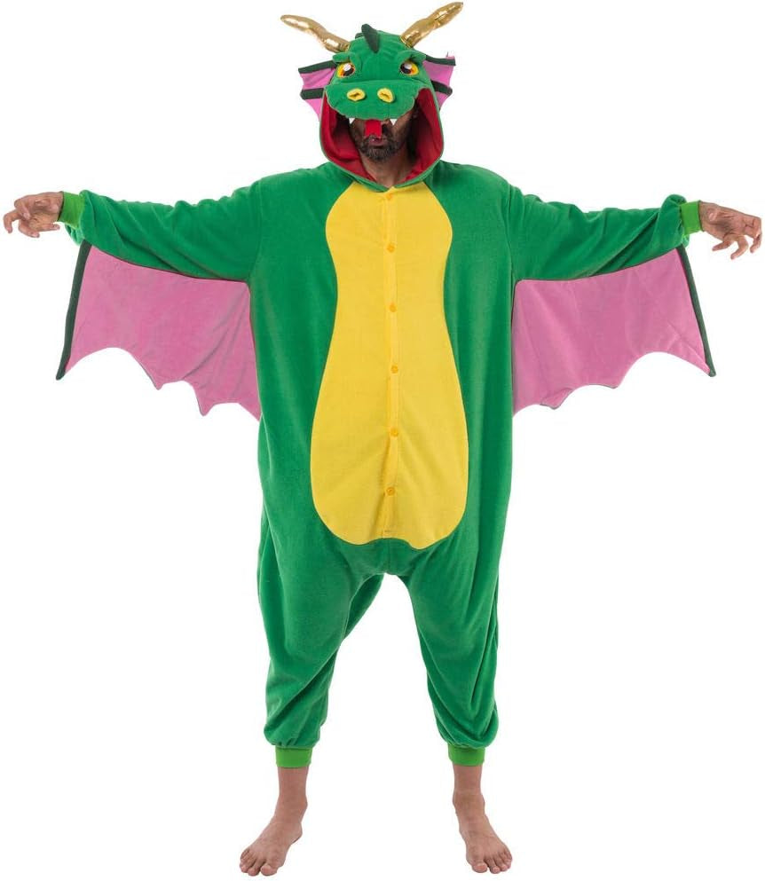 Halloween Dragon Unisex Costume, Adult Animal Costume Halloween Party
