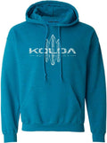 Koloa Surf Company Vintage Surfboard Pullover Hooded Sweatshirts in Small-5Xl
