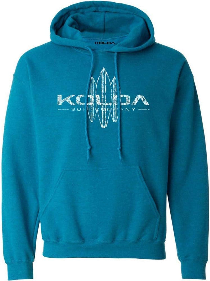 Koloa Surf Company Vintage Surfboard Pullover Hooded Sweatshirts in Small-5Xl