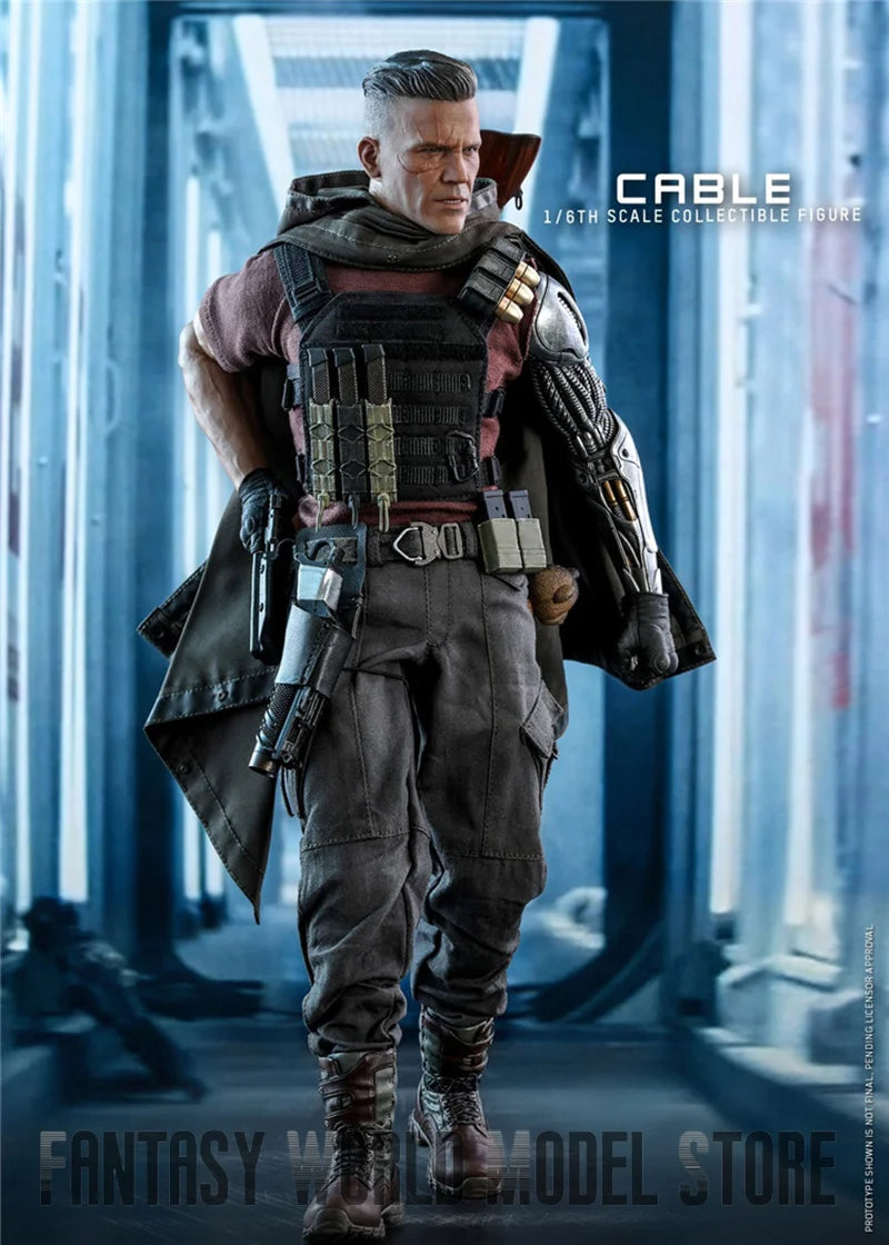 In Stock  MMS583 1/6 Scale Male Soldier Josh James Brolin Cable Nathan 12'' Full Set Collectible Action Figure Model