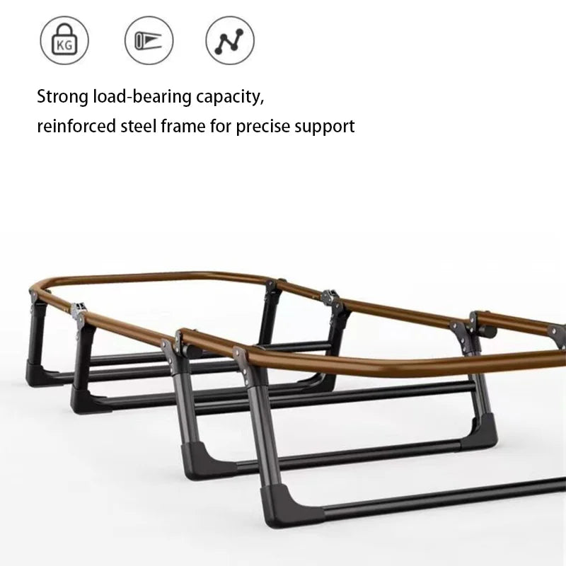 Folding Bed Single Gray Sofa Bed Office Nap Bed Simple and Portable Office Folding Bed Sturdy and Easy to Store Folding Bed