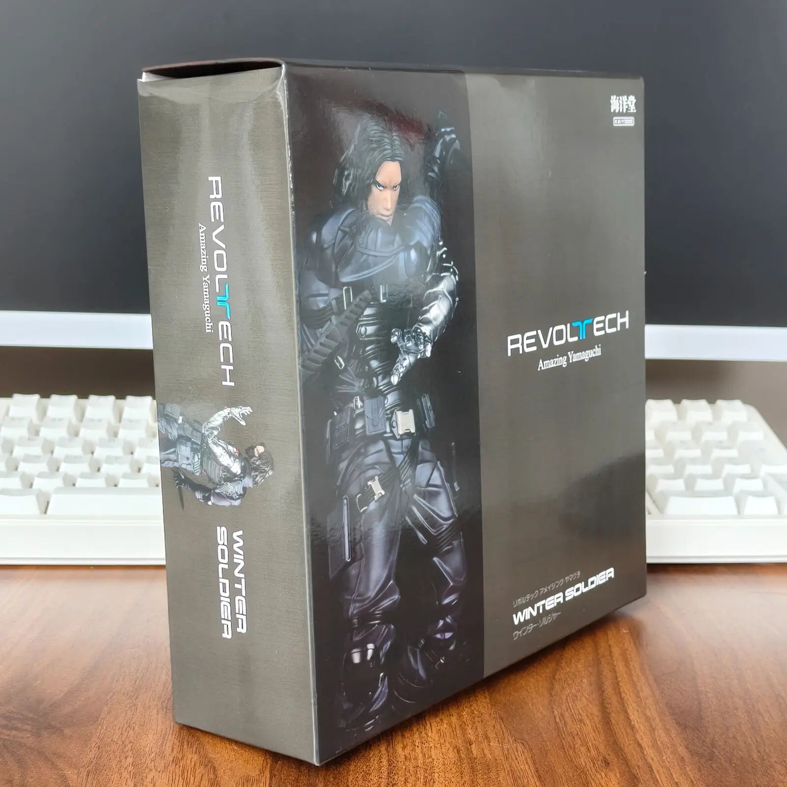 AMAZING Soldier Kaiyodo Winter Revoltech YAMAGUCHI Bucky Barnes Anime Action Figures Toy Birthday Gifts