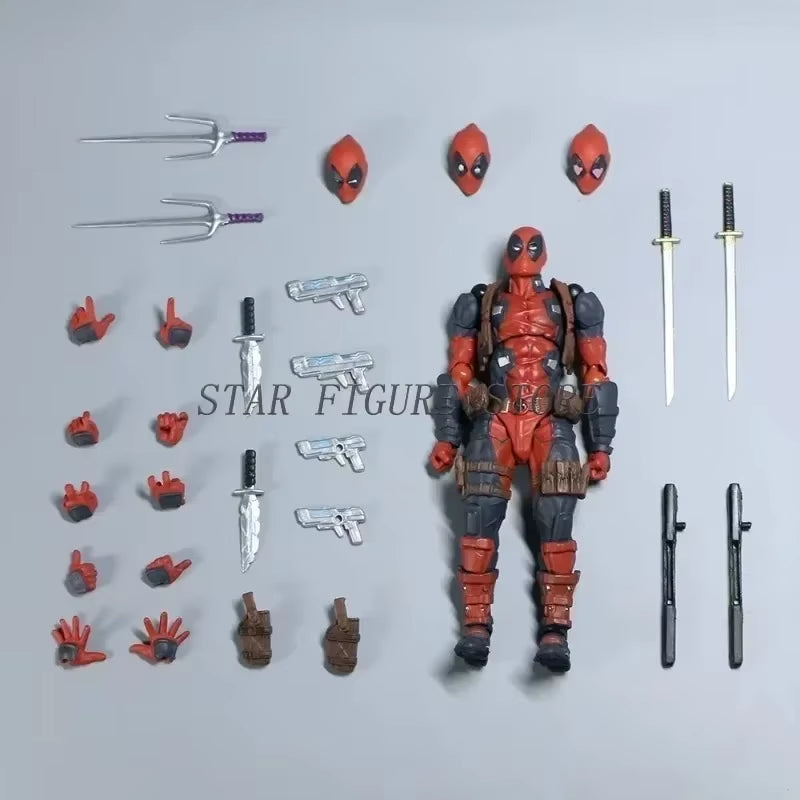 Amazing Yamaguchi Agent Venom Action Figure Eugene Thompson Movable Collection Revoltech Agent Anti-Venom Figurine Model Toys