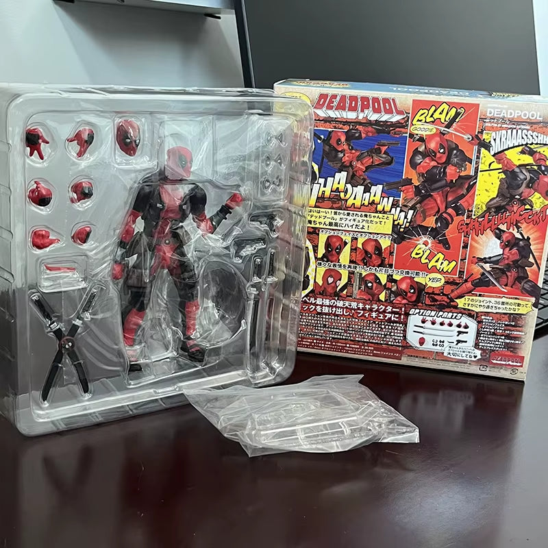 Yamaguchi Revoltech EPIC Deadpool Action Figure Ultimate X-Men Deadpool Super Hero Figure Toys Collectible Model Doll Gifts