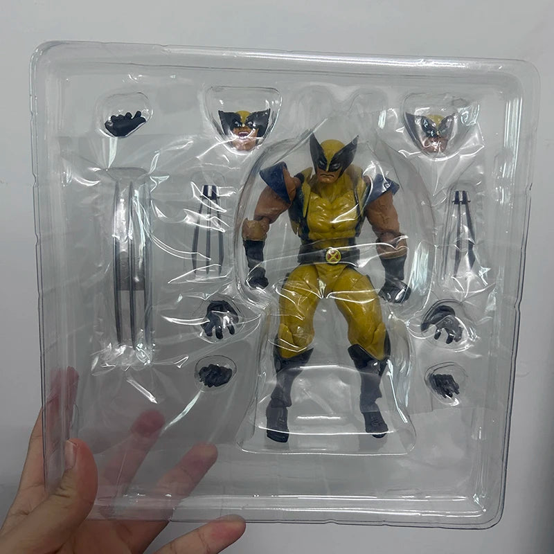 Revoltech YAMAGUCHI Wolverine Action Figure Logan Toys X-Men Model Toys Joint Movable Doll Room Decor Collection Present