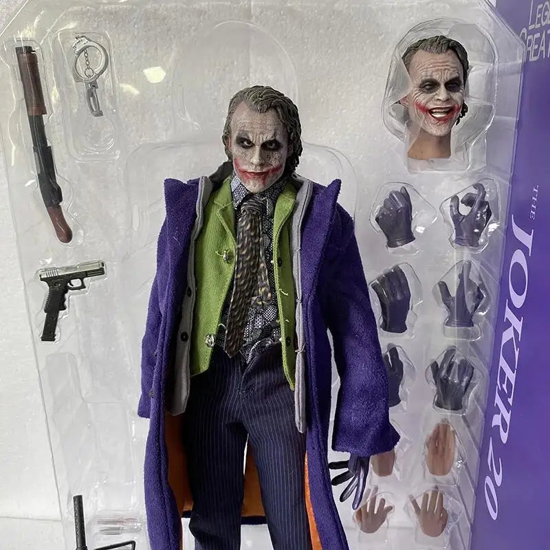 HC Hot Toys Joker Figure the Comedian Play Arts Clown Male Jacques Phoenix the Dark Knight Articulated Joints Collectible Toys