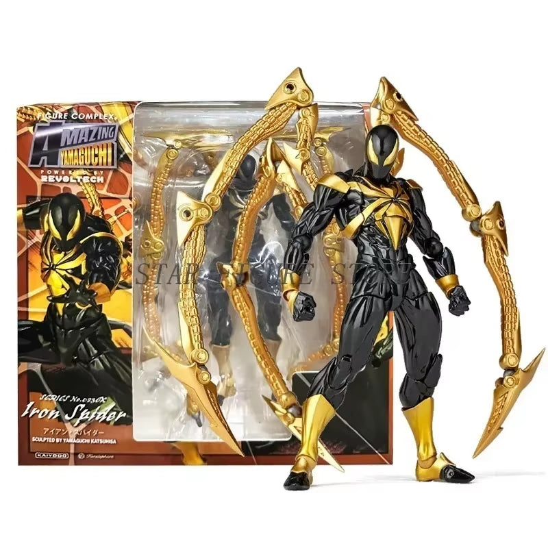 Amazing Yamaguchi Agent Venom Action Figure Eugene Thompson Movable Collection Revoltech Agent Anti-Venom Figurine Model Toys