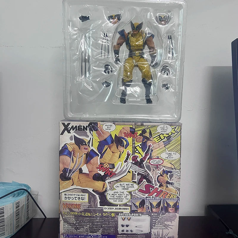 Revoltech YAMAGUCHI Wolverine Action Figure Logan Toys X-Men Model Toys Joint Movable Doll Room Decor Collection Present