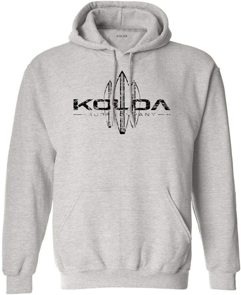 Koloa Surf Company Vintage Surfboard Pullover Hooded Sweatshirts in Small-5Xl