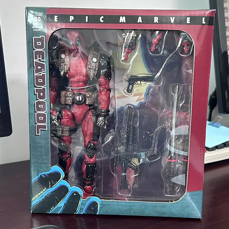 Yamaguchi Revoltech EPIC Deadpool Action Figure Ultimate X-Men Deadpool Super Hero Figure Toys Collectible Model Doll Gifts