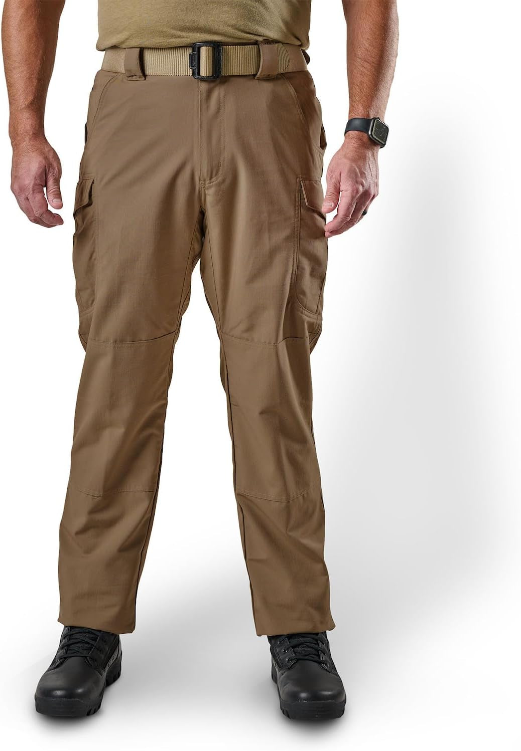 24-7 Series Ascent Work Pants for Men - Stretch Rip-Stop Cargo Utility - Water Resistant - Mens Tactical Pants