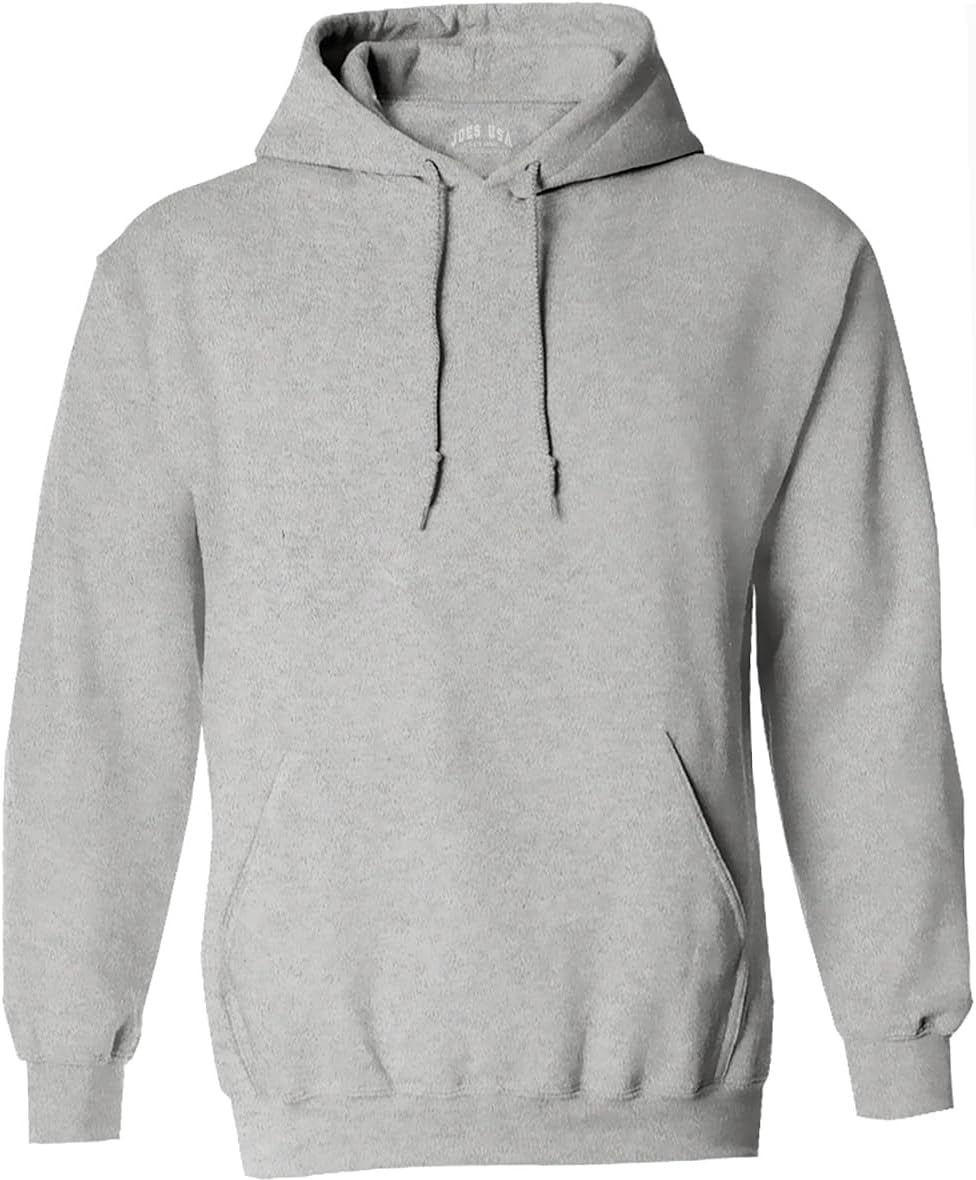 Hoodies for Men – Men’S Fleece Pullover Hoodie Sweatshirt, Hooded Sweatshirts for Casual, Work, Gym, Outdoor Wear-M-Ash