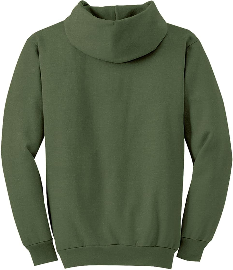 Men’S Fleece Pullover Hoodie – Casual Hooded Sweatshirt, 75 Colors, Sizes S-6XL & Tall LT-4XLT