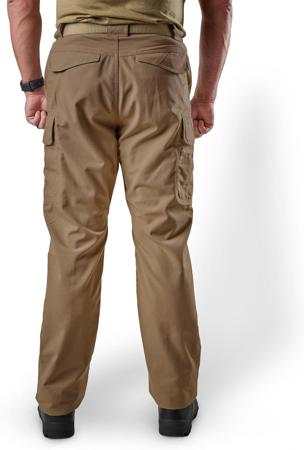24-7 Series Ascent Work Pants for Men - Stretch Rip-Stop Cargo Utility - Water Resistant - Mens Tactical Pants