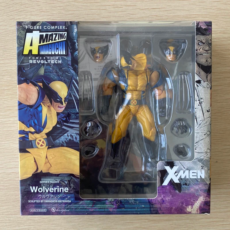 Revoltech YAMAGUCHI Wolverine Action Figure Logan Toys X-Men Model Toys Joint Movable Doll Room Decor Collection Present
