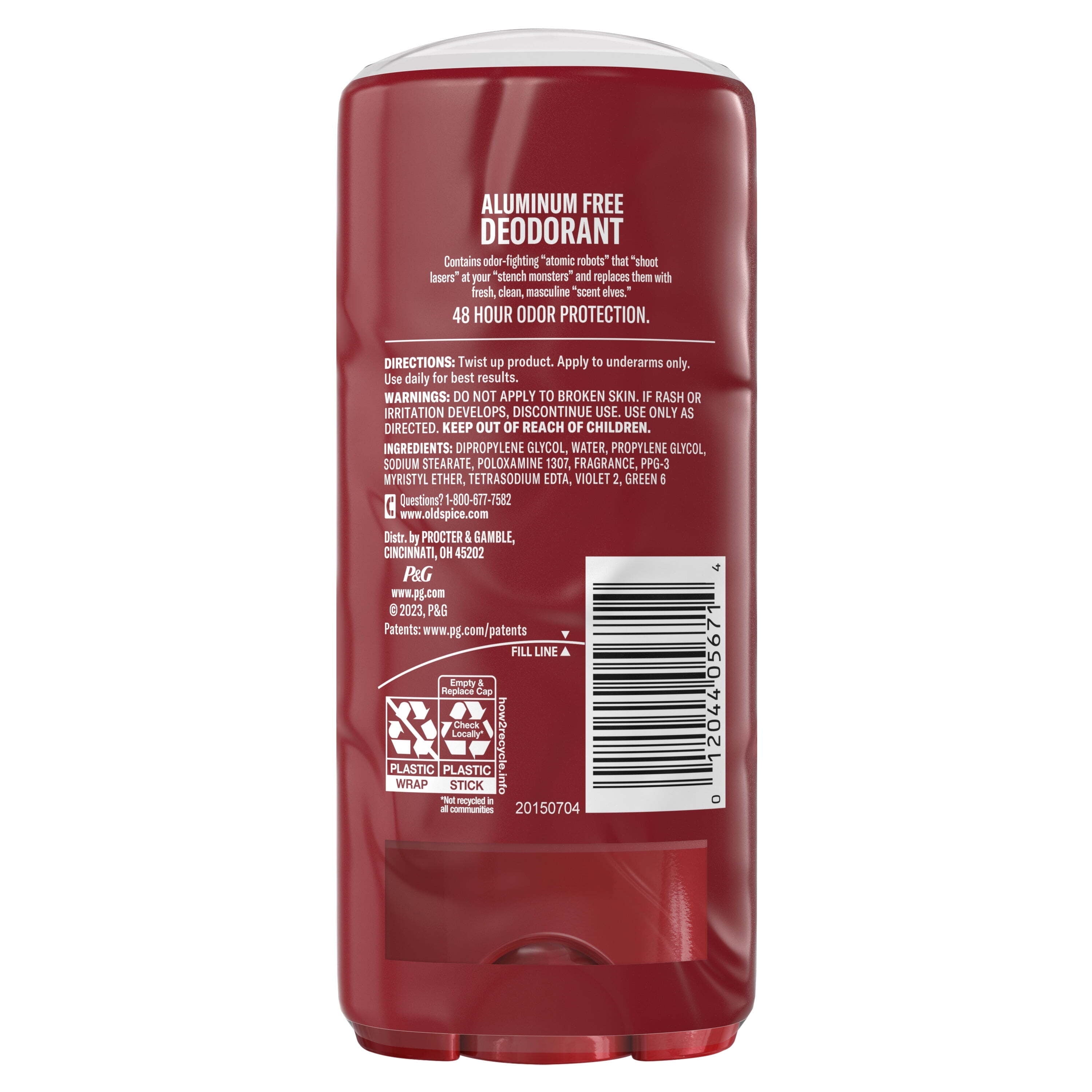Aluminum Free Deodorant, High Endurance Pure Sport, 3.4 Oz (2 Pack)