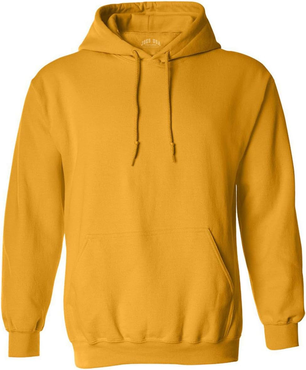 Men’S Fleece Pullover Hoodie – Casual Hooded Sweatshirt, 75 Colors, Sizes S-6XL & Tall LT-4XLT