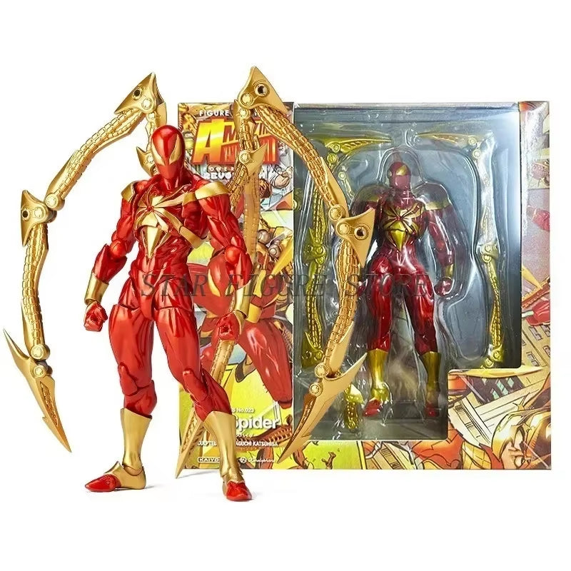 Amazing Yamaguchi Agent Venom Action Figure Eugene Thompson Movable Collection Revoltech Agent Anti-Venom Figurine Model Toys