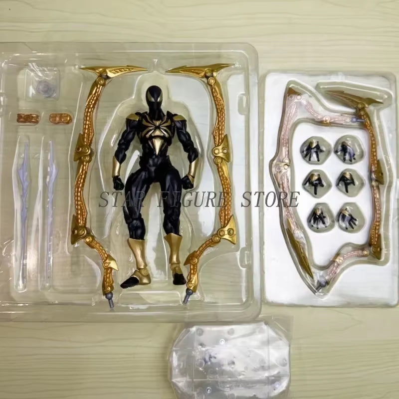 Amazing Yamaguchi Agent Venom Action Figure Eugene Thompson Movable Collection Revoltech Agent Anti-Venom Figurine Model Toys