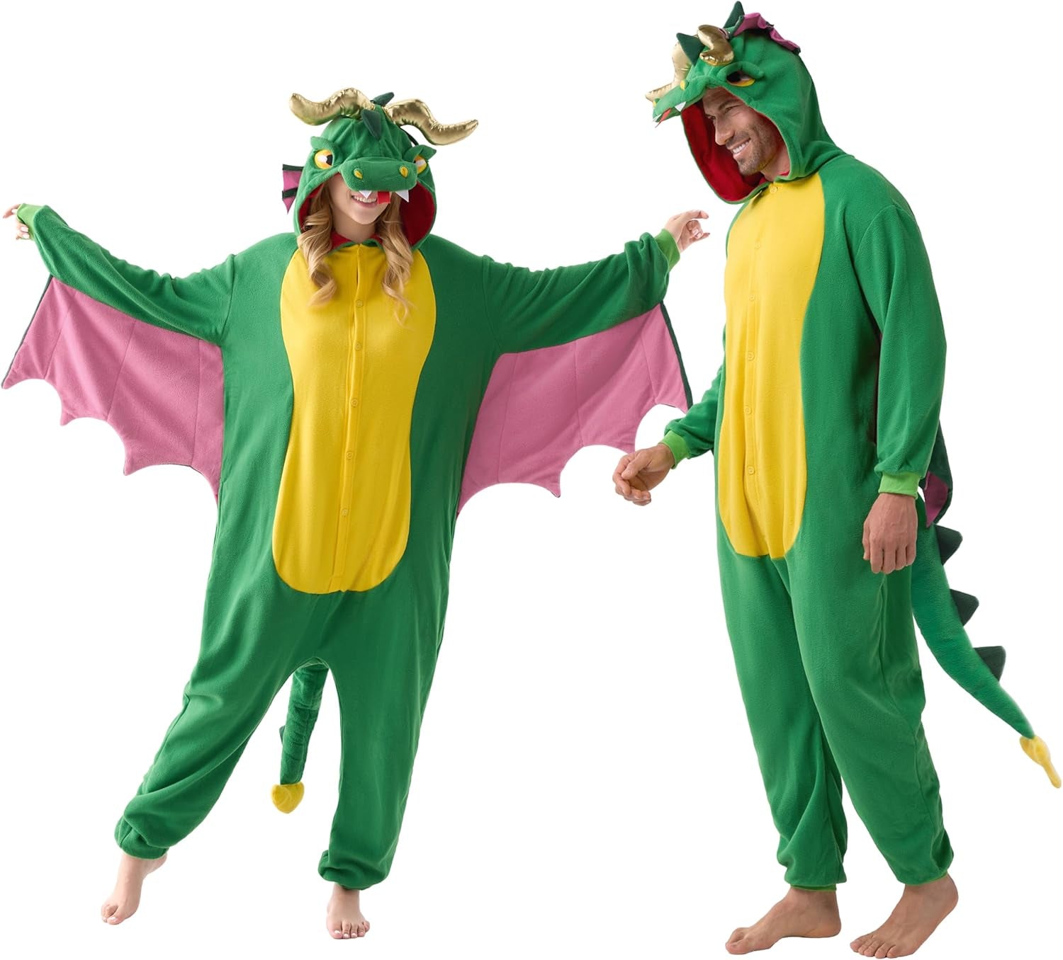 Halloween Dragon Unisex Costume, Adult Animal Costume Halloween Party