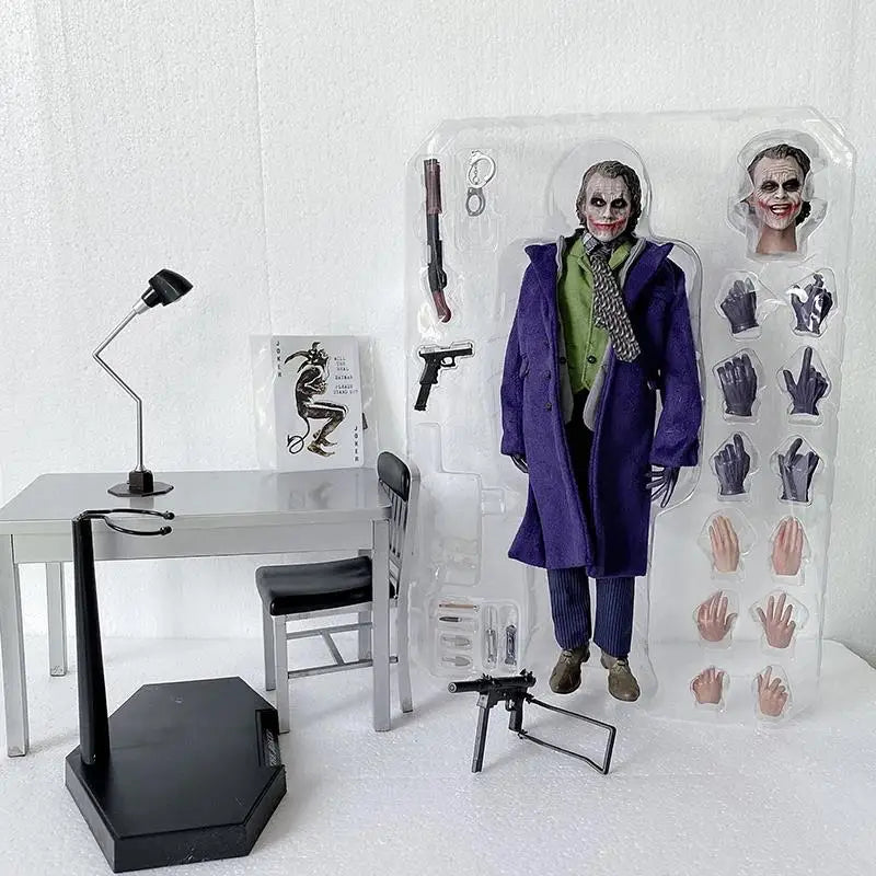 HC Hot Toys Joker Figure the Comedian Play Arts Clown Male Jacques Phoenix the Dark Knight Articulated Joints Collectible Toys