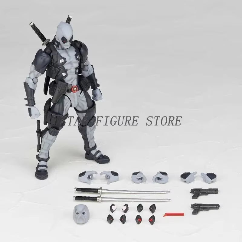 Amazing Yamaguchi Agent Venom Action Figure Eugene Thompson Movable Collection Revoltech Agent Anti-Venom Figurine Model Toys